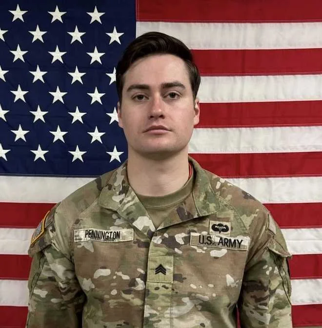 Memorial photograph of Sgt. Benjamin N. Pennington