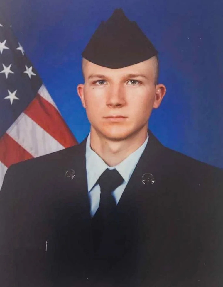 Memorial photograph of Capt. Curtis J. Angst